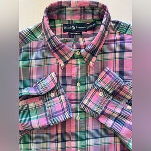 Ralph Lauren - cotton summer plaid shirt Size XL